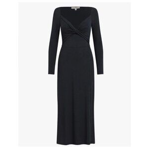 Favorite Daughter Size XS Black The Rosie Long Sleeve Midi Dress